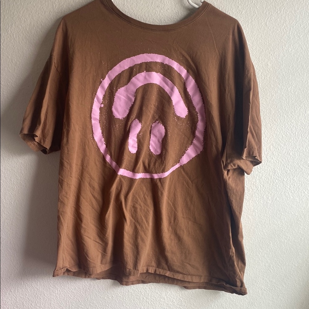 Target Brown Pink Logo Short Sleeve Tee